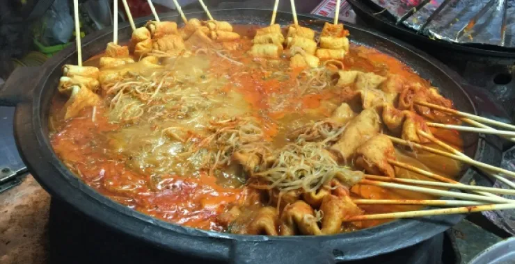 韩国料理美味特色街头小吃关东煮