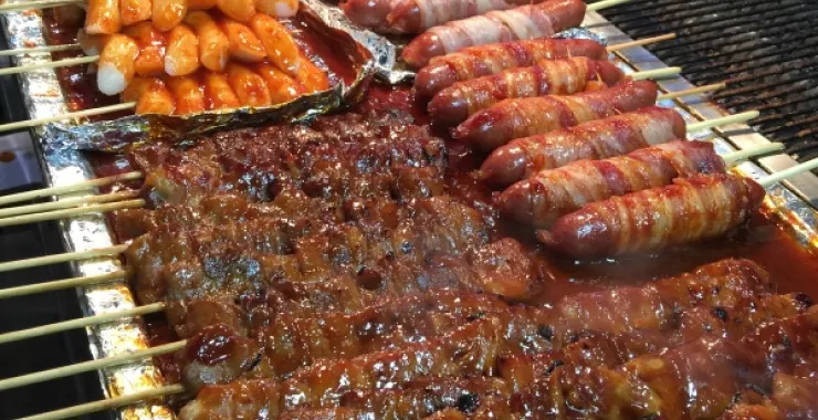 韩国料理美味特色街头小吃