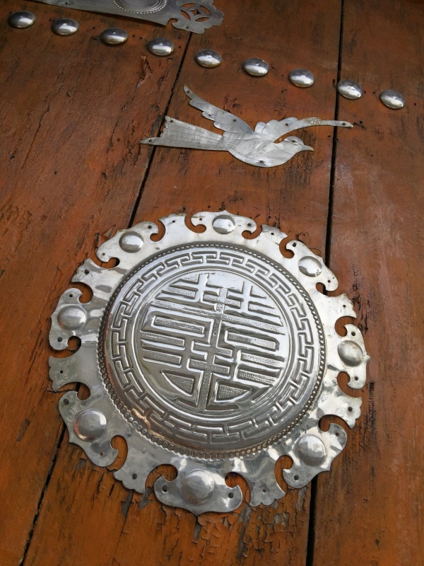韩国豪宅古建筑老房子传统汉元素雕刻木门