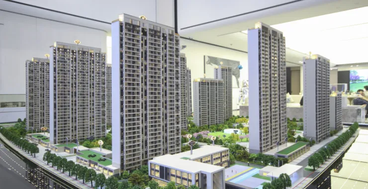 江月府售楼处沙盘实景展示
