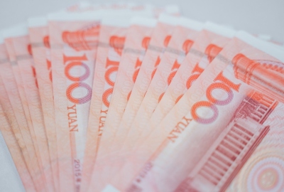 人民币百元纸币金钱工资现金钞票摆拍大钞钱币