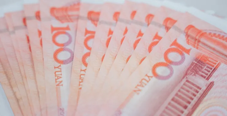 人民币百元纸币金钱工资现金钞票摆拍大钞钱币