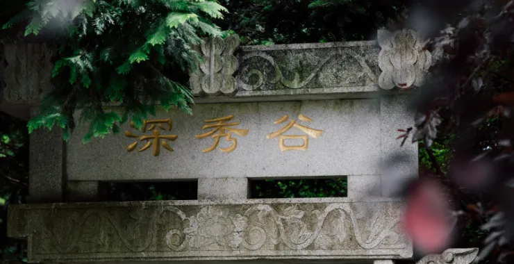 余姚四明山国家森林公园深秀谷