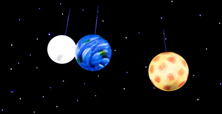 星球灯光星空太空