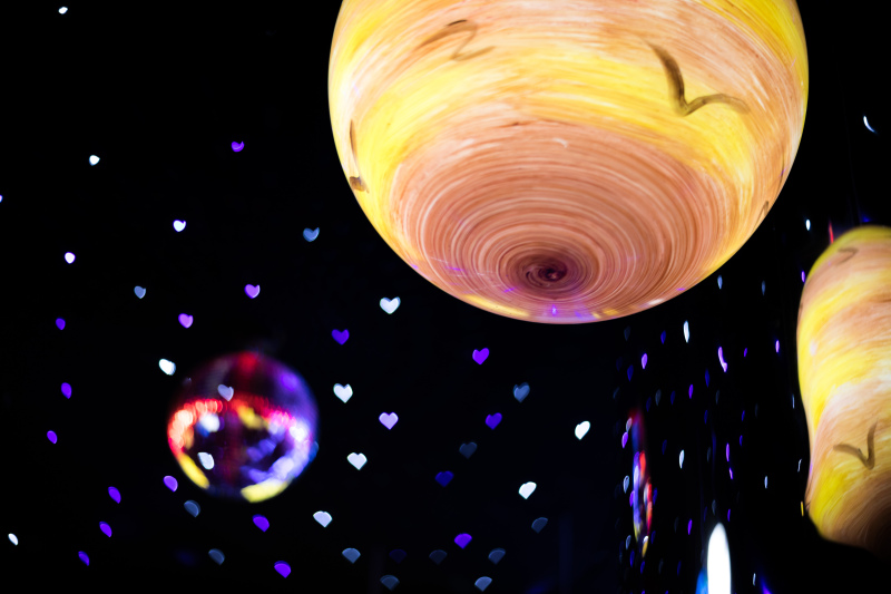 星球灯光星空太空