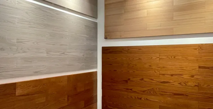 小编探店实木地板展示拼接细节适用美式现代北欧等风格