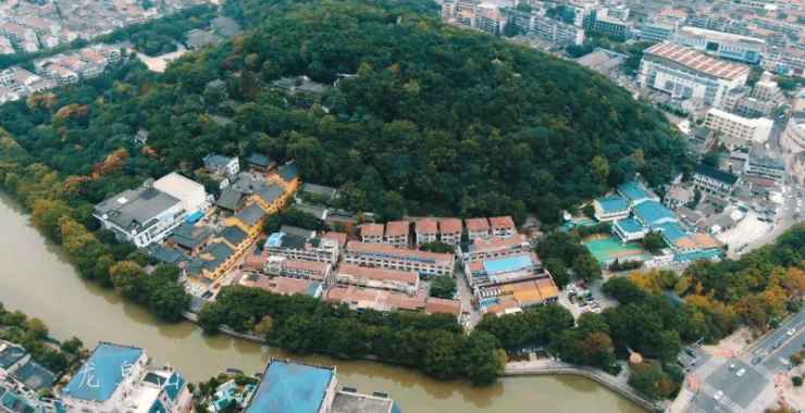 余姚龙泉山姚江航拍