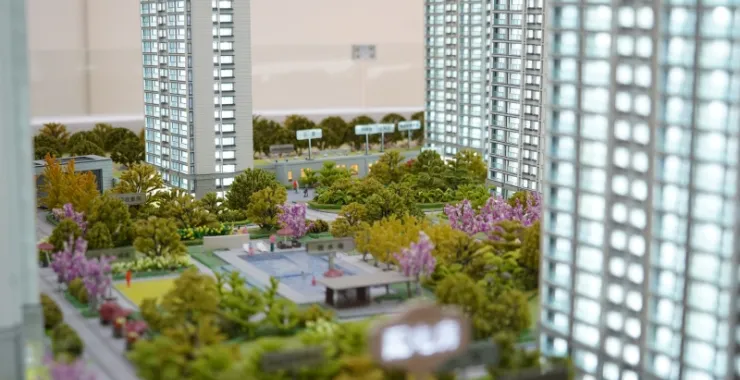 余姚楼盘沙盘小区高楼云成大境府