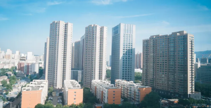 兰州建筑高楼小区城市