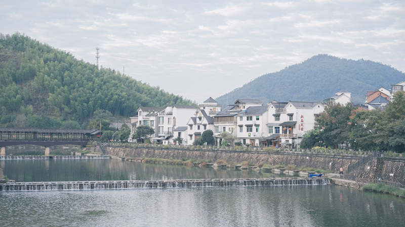 淳安下姜村新农村建筑山清水秀
