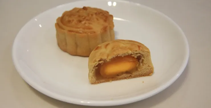 烘烤中秋蛋黄月饼烘焙手工手作美食亲子点心