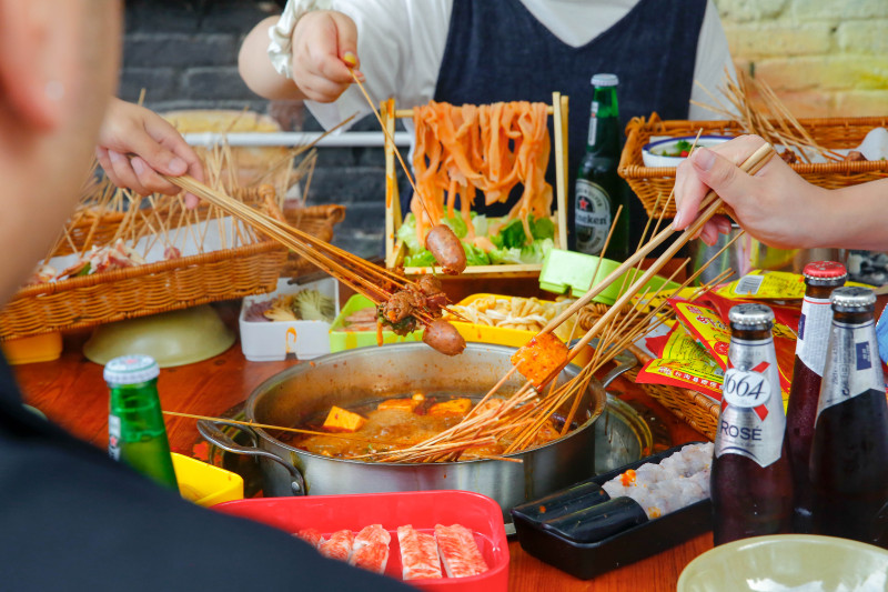 串串火锅美食夜宵宵夜聚会