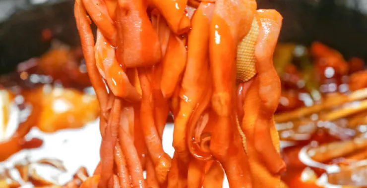 美食鹅肠涮火锅
