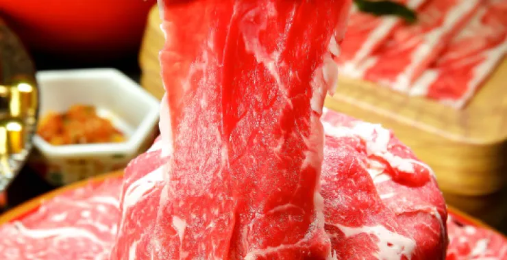美食火锅和牛