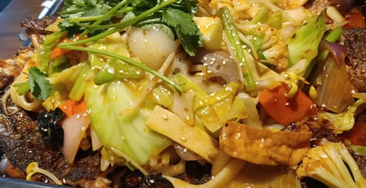 餐饮美食夜宵烧烤烤鱼