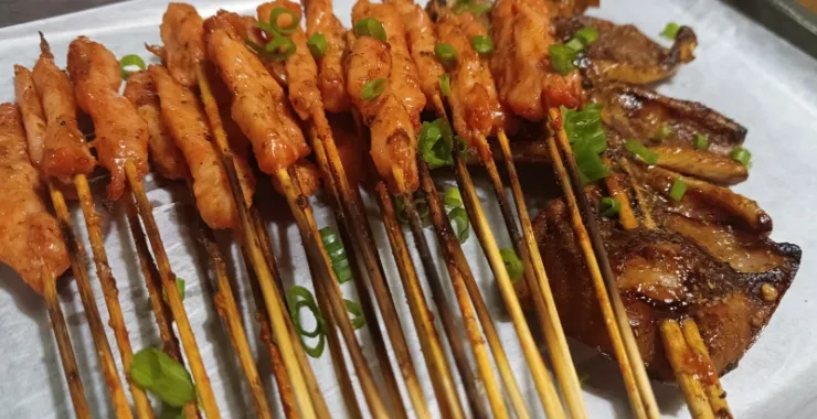 夜宵美食美味餐饮烧烤烤串