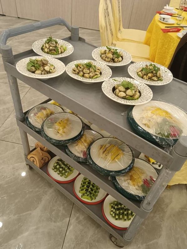 餐饮餐厅饭店美食菜品家宴酒席推车