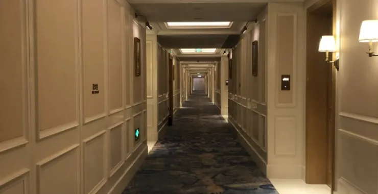 厦门七星湾酒店房间过道