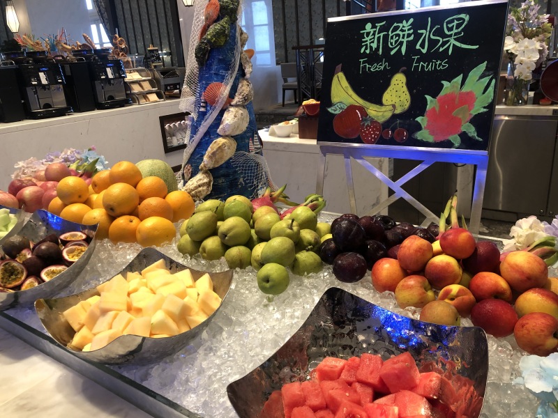 厦门七星湾酒店自助早餐水果