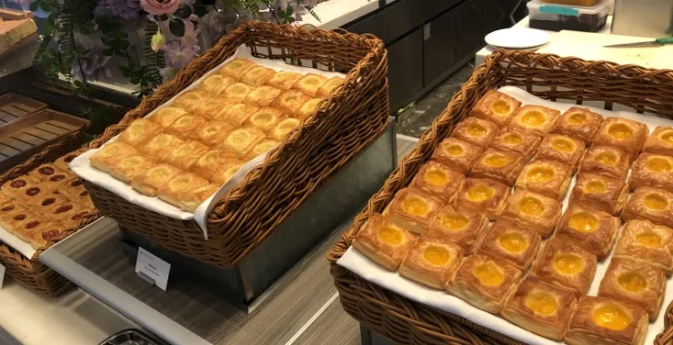 厦门七星湾酒店自助早餐美食点心甜品面包蛋糕