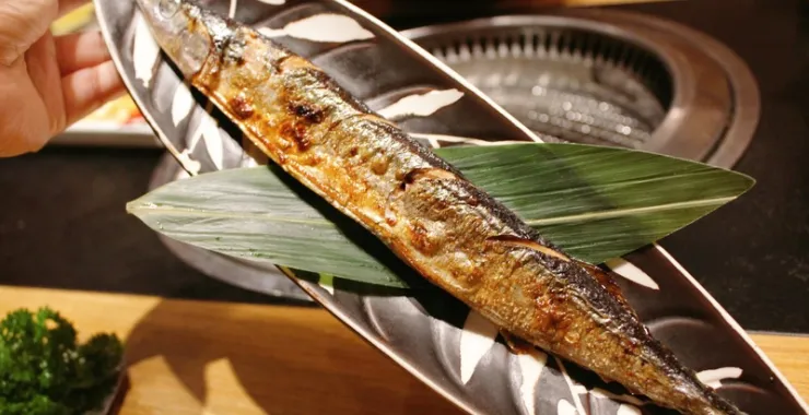 烤肉烧烤西餐美食日料秋刀鱼