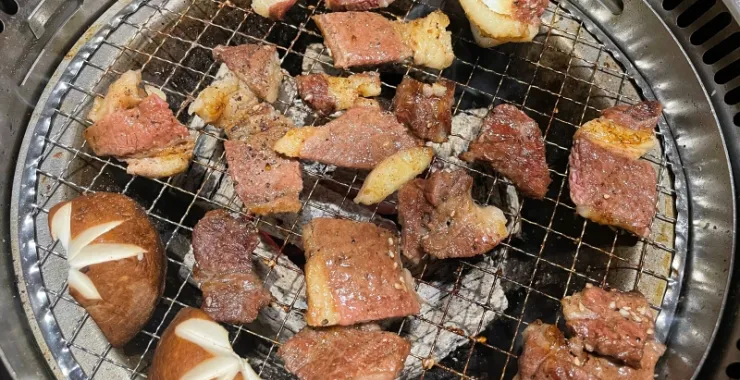 烤肉盘美食烧烤