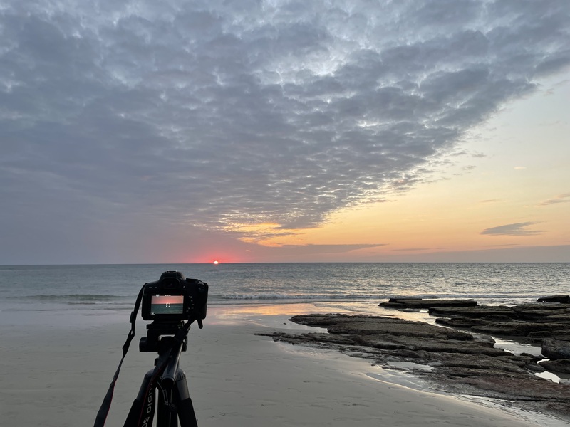 夕阳 晚霞 天空 海边 广西北海 涠洲岛 相机 摄影