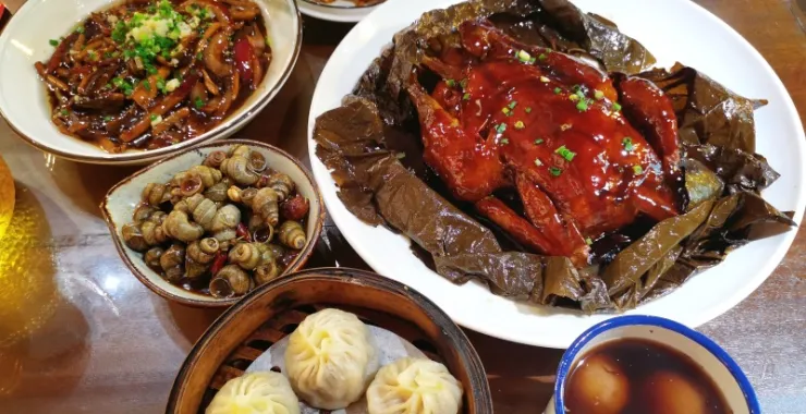 无锡古镇特色餐饮美食小吃 醉蟹 生腌 人间烟火