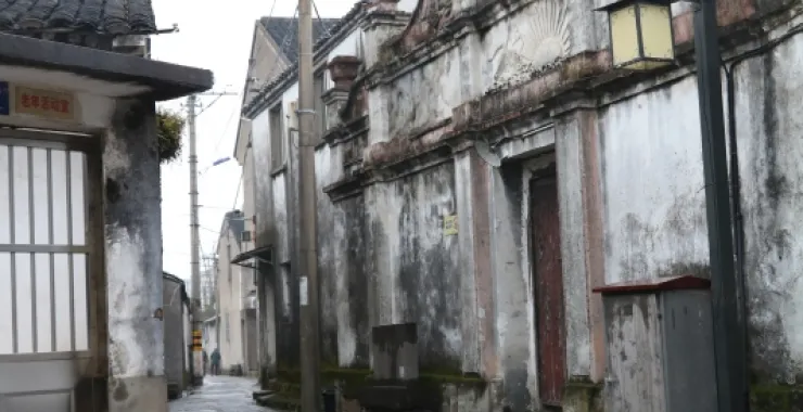 浙江宁波 鸣鹤古镇  古镇美景 人间烟火老房子