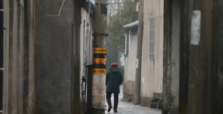 浙江宁波 鸣鹤古镇  古镇美景 人间烟火老房子
