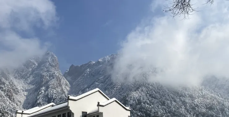 冬季黄山雪景 旅游景点打卡