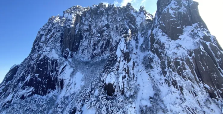 冬季黄山雪景 雪山风景