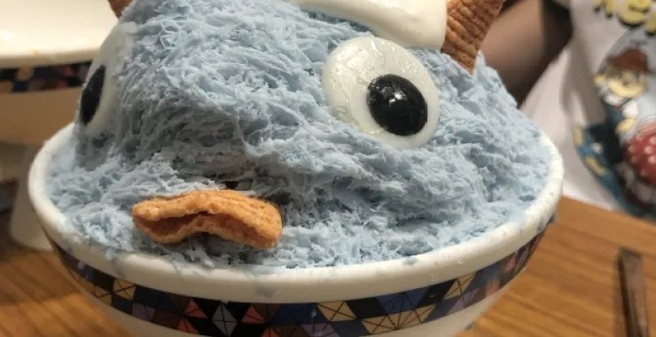 夏季夏天夏日美食甜品冷饮下午茶糖纸小雪怪亲子儿童