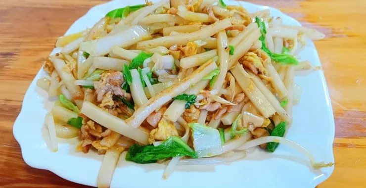 餐饮美食美味小吃炒年糕