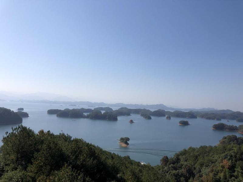 千岛湖旅游风景海面