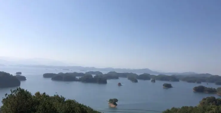 千岛湖旅游风景海面