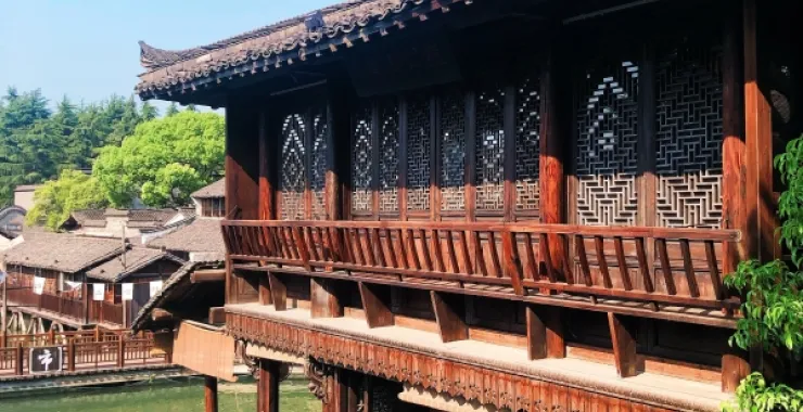 旅游旅行景点乌镇景区江南水乡风景风光