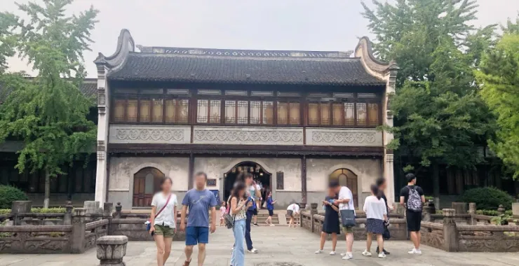 旅游旅行乌镇游客人群
