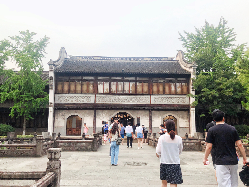 旅游旅行出游乌镇游客人群