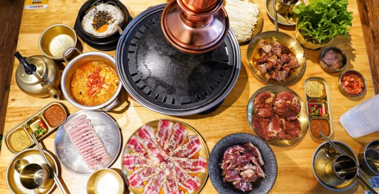 韩式烤肉套餐美食烧烤