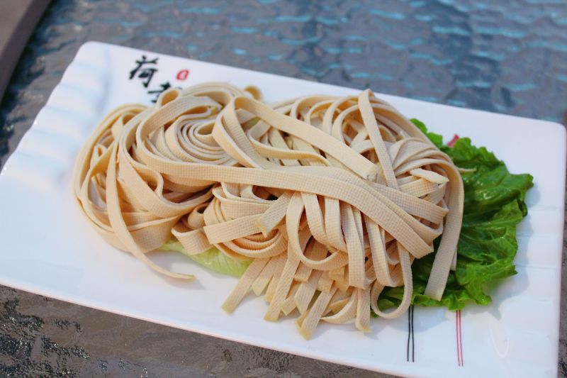 豆腐皮火锅菜配菜蔬菜