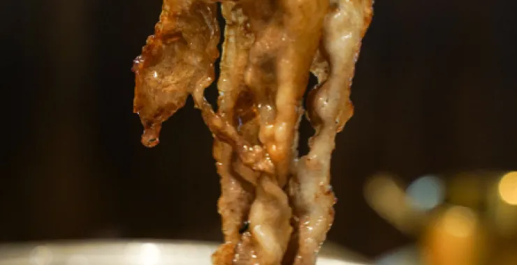 雪花小牛熟肉图烤肉烧烤美食