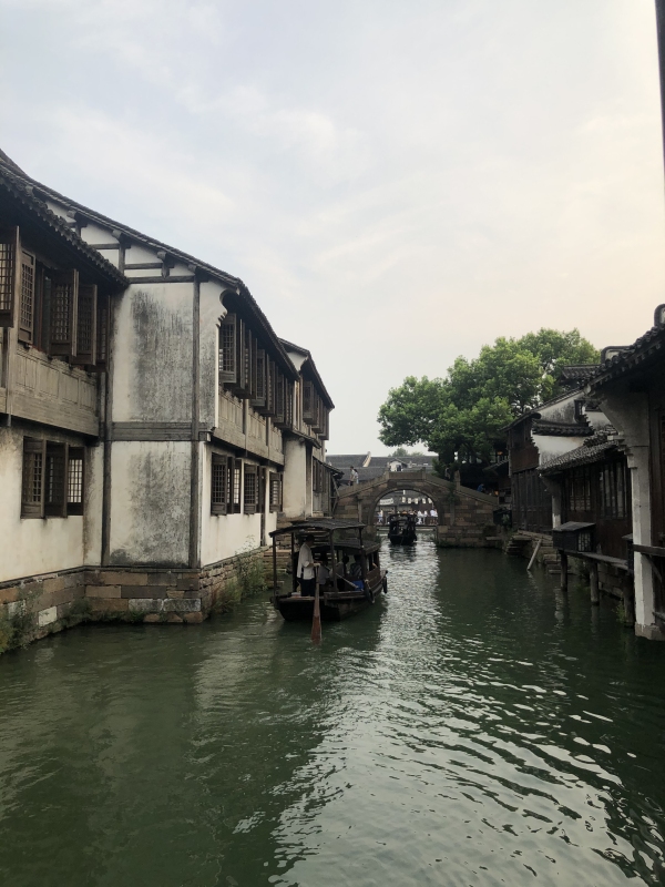 景点景区乌镇江南水乡老房子乌篷船