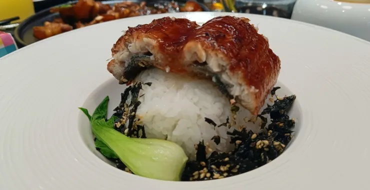 美食美味鳗鱼饭豪华摆盘