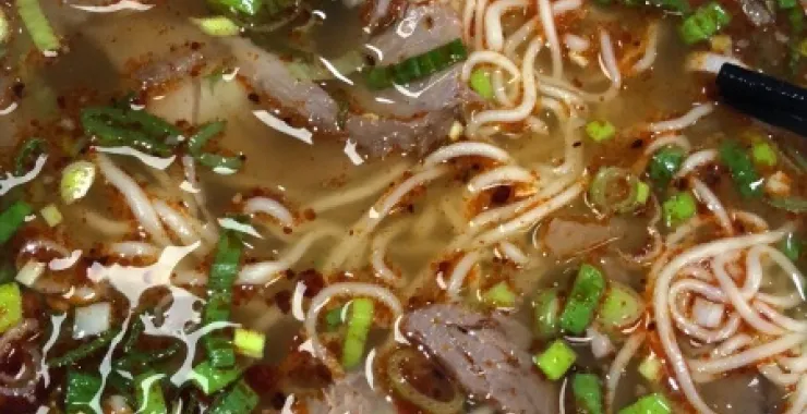 正宗兰州牛肉面美味美食聚餐旅游景点景区