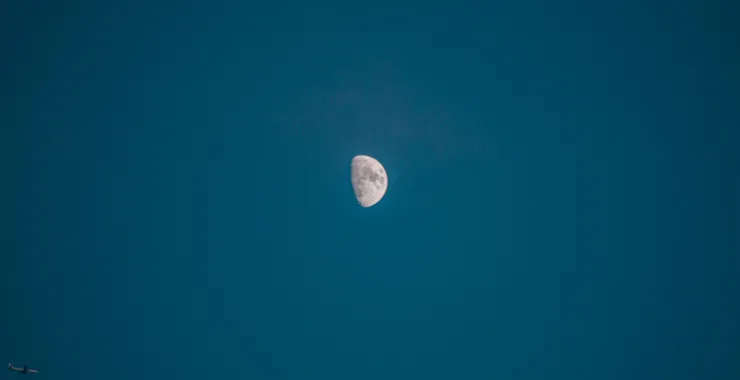 余姚中秋月亮天空夜空夜景户外夜晚月亮自然风景