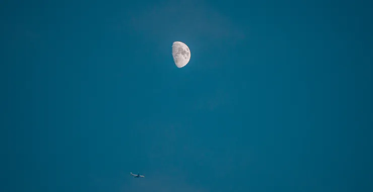 余姚余姚中秋月亮天空夜空夜景户外夜晚月亮自然风景