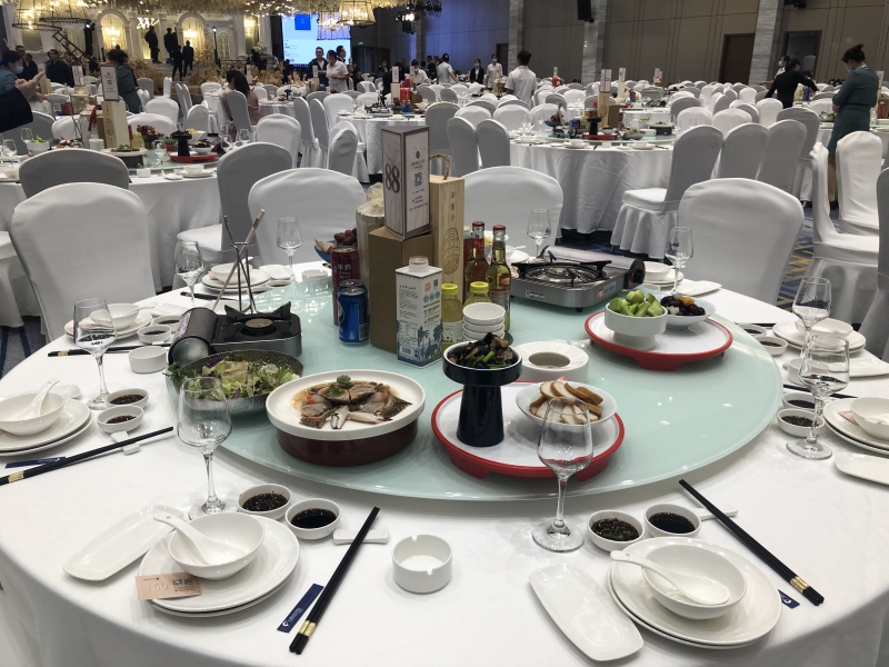 酒店酒桌菜品冷菜婚礼现场酒席