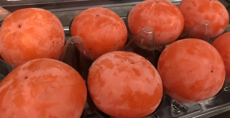 秋季应季水果柿子新鲜美食