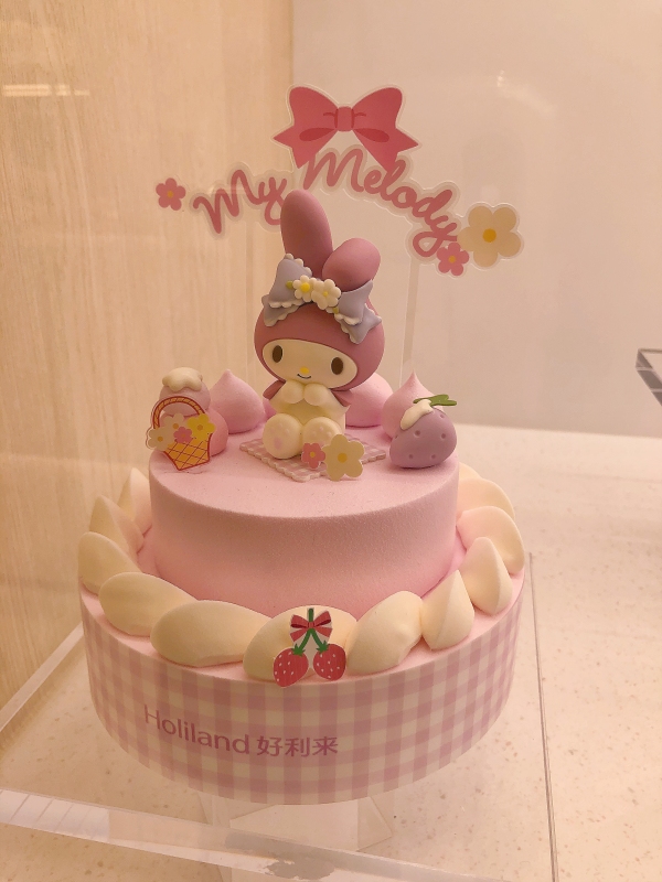 好利来生日蛋糕儿童礼物奶油卡通美乐蒂烘焙可爱